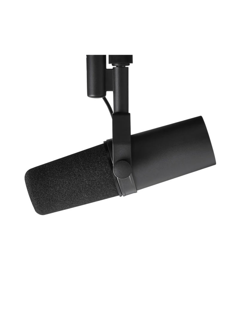 Microphone - Vocal Dynamic Studio Mic for Broadcast, Podcast, Recording, Gaming & Streaming, XLR, Rugged Construction, Detachable Windscreen, Smooth Sound, Warm Vocals, Wide-Range Frequency S, M, 7, B Black - Image 2